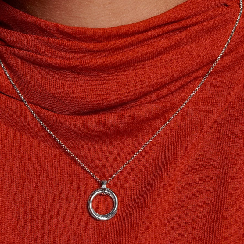 Hot Diamonds Sterling Silver Aura Pendant Necklace DP1030