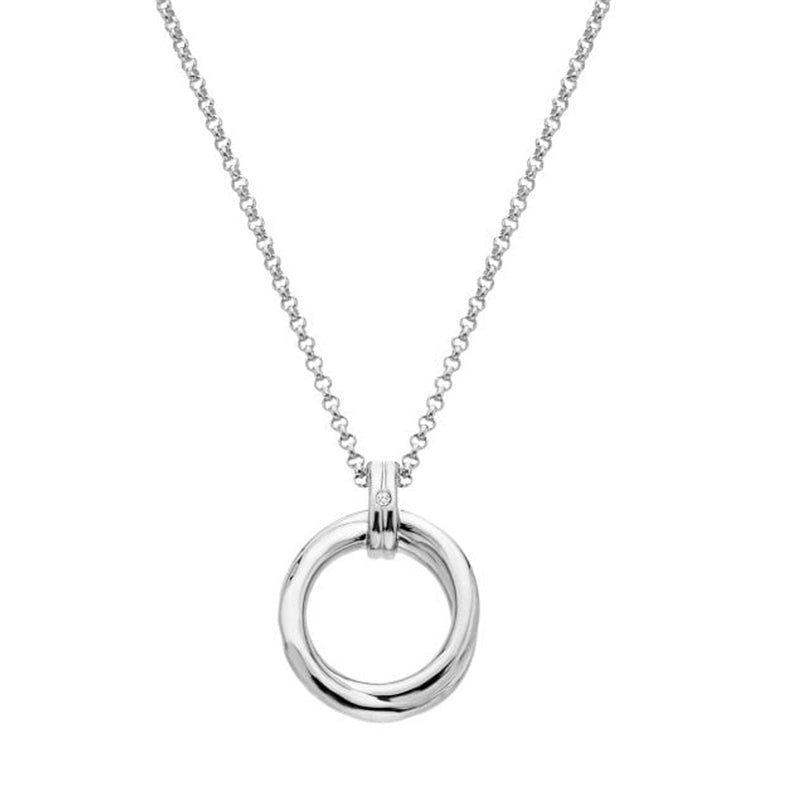 Hot Diamonds Sterling Silver Aura Pendant Necklace DP1030