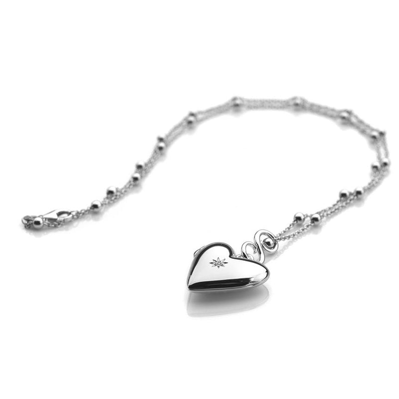 Hot Diamonds Romantic Small Heart Locket With Chain DP142