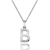 Hot Diamonds Silver Initial B Pendant Necklace DP402