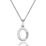 Hot Diamonds Silver Initial O Pendant Necklace DP415