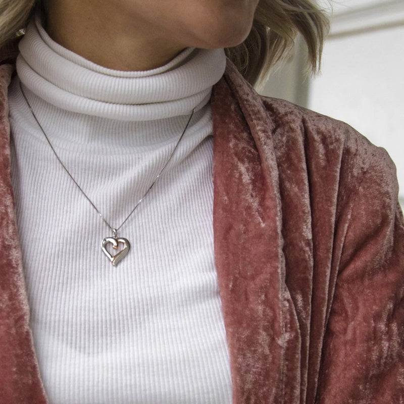 Hot Diamonds Sterling Silver Diamond Elegant Pendant DP687