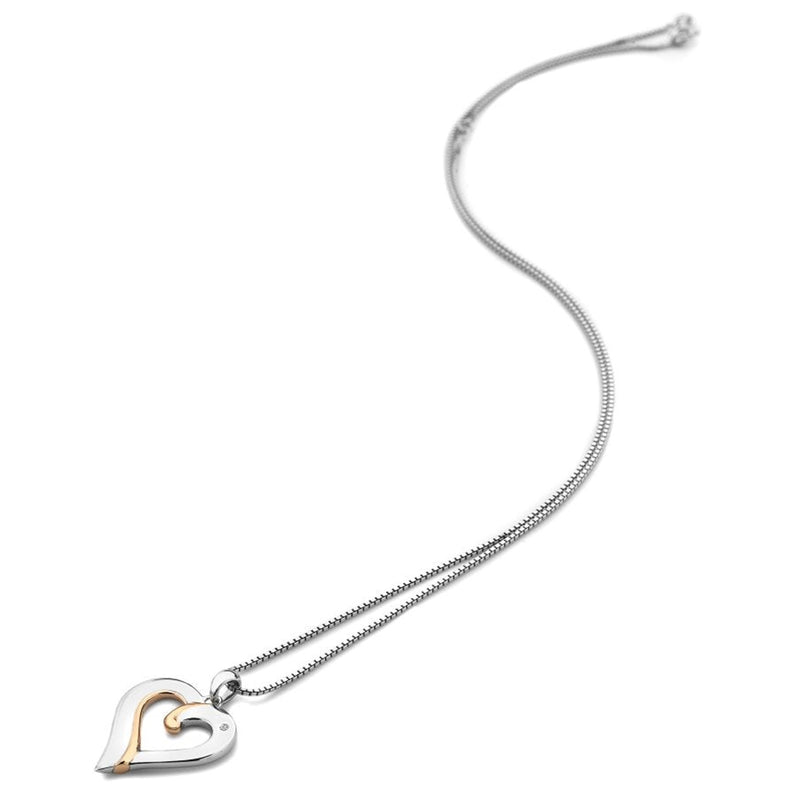 Hot Diamonds Sterling Silver Diamond Elegant Pendant DP687