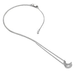 Hot Diamonds Sterling Silver Bliss Striking Crescent Pendant & Chain DP698