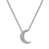 Hot Diamonds Sterling Silver Bliss Striking Crescent Pendant & Chain DP698