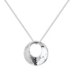 Hot Diamonds Silver Quest Circle Necklace DP786