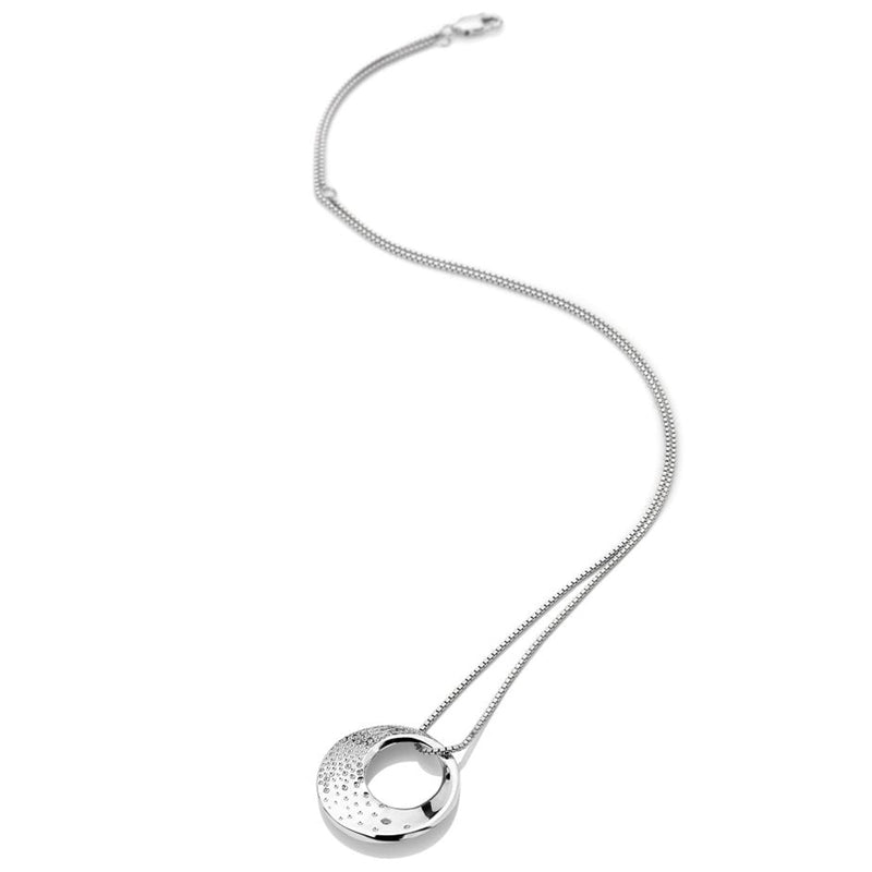 Hot Diamonds Silver Quest Circle Necklace DP786