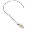 Hot Diamonds Silver Trio Triple Heart Pendant - Rose and Yellow Gold DP836