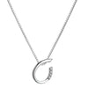 Hot Diamonds Sterling Silver Teardrop Pendant Necklace DP908