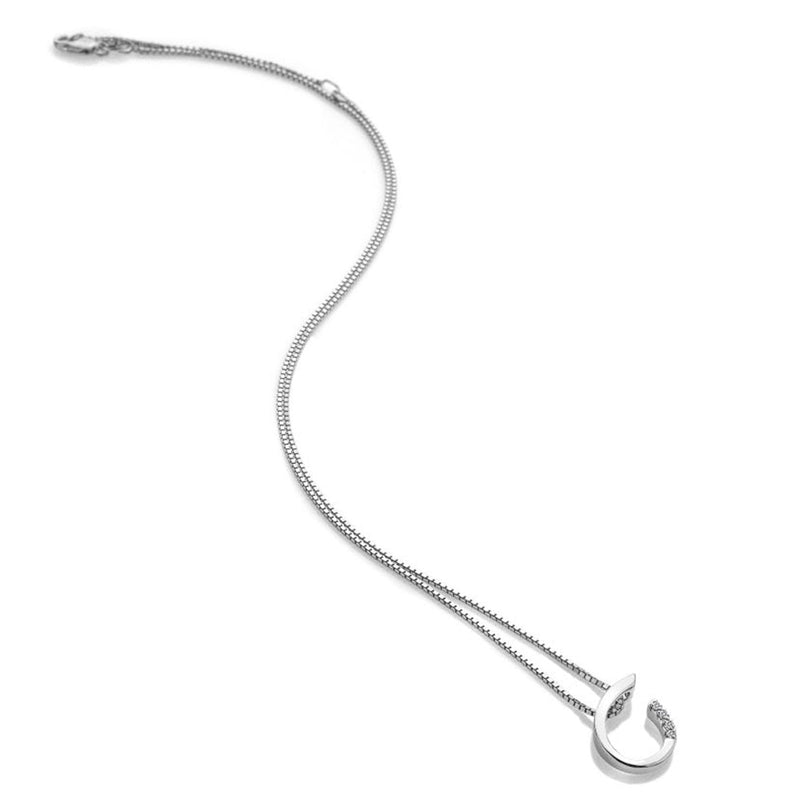 Hot Diamonds Sterling Silver Teardrop Pendant Necklace DP908