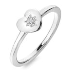 Hot Diamonds Silver Heart Ring DR241