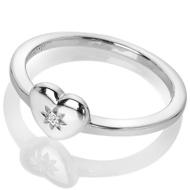 Hot Diamonds Silver Heart Ring DR241