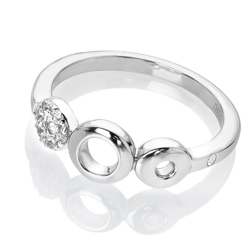 Hot Diamonds Balance Sterling Silver White Topaz Ring DR243