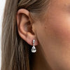 Diamonfire Silver Teardrop and Marquise Drop Earrings
