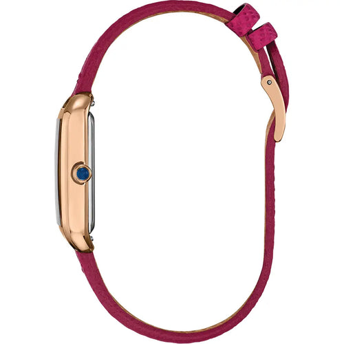 Citizen Ladies Classic Rose Gold Pink Strap Watch EM1193-08D