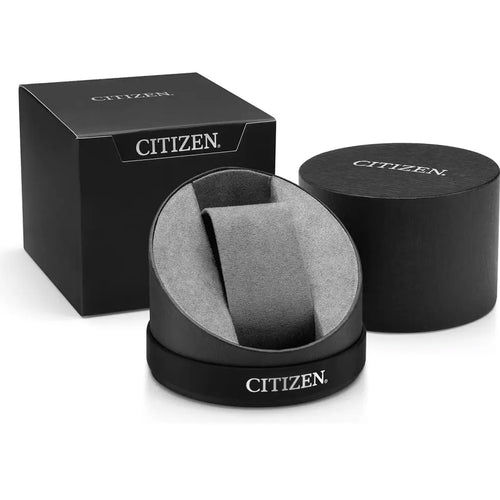 Citizen Ladies Gold Tone Brown Strap Eco-Drive Watch EW1272-01B