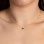 9ct Rose Gold Heart Charm Necklace