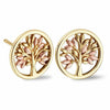 Clogau 9ct Yellow/Rose Gold Tree Of Life Stud Earring GTOL0009