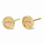 Clogau 9ct Yellow/Rose Gold Tree Of Life Insignia Stud Earrings GTOL0327