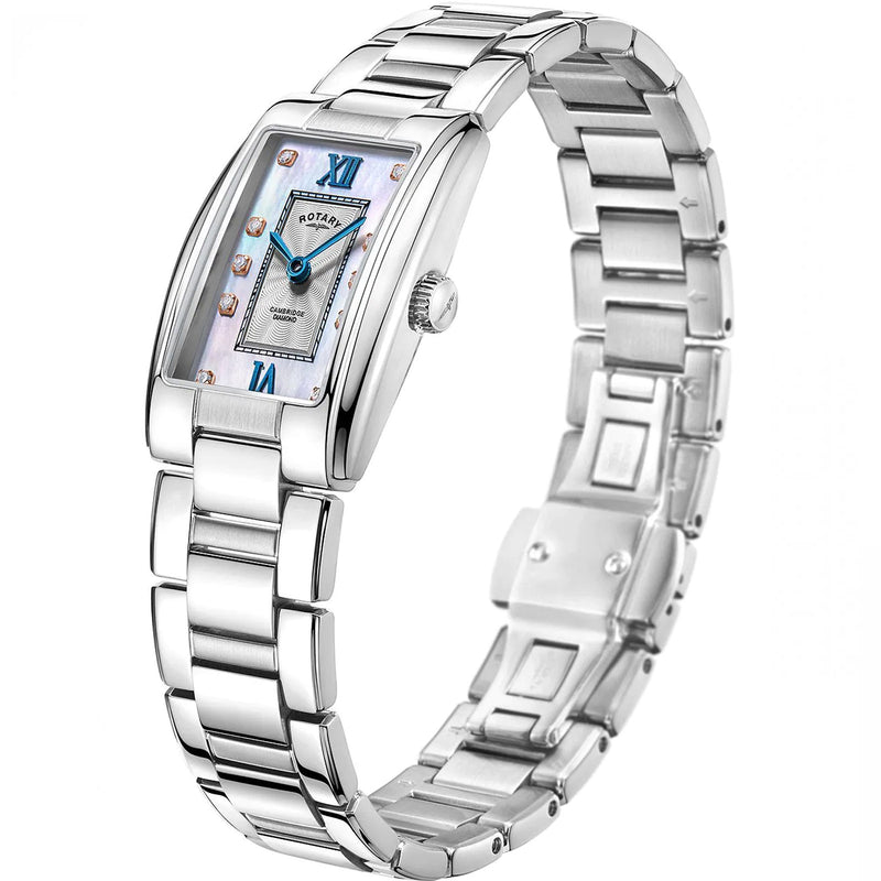 Rotary Ladies Cambridge Diamond Set Quartz Watch LB05435/07/D