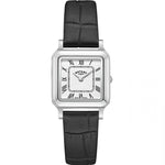 Rotary Ladies Dress Square Black Strap Quartz Watch LS05540/01