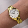 Rotary Ladies Ultra Slim Gold Tone Quartz Watch LB08013/01