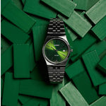 Casio Unisex Green Dial Bracelet Quartz Watch MTP-B145D-3AVEF