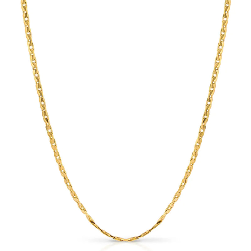 Fred Bennett Stainless Steel Gold Tone Anchor Chain 61cm Necklace N4565