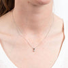 Diamonfire Silver 1ct Cubic Zirconia Solitaire Pendant & Chain