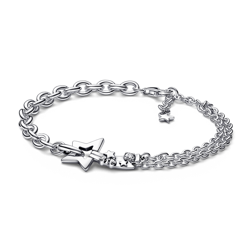 SHOOTING STAR DOUBLE CHAIN BRACELET