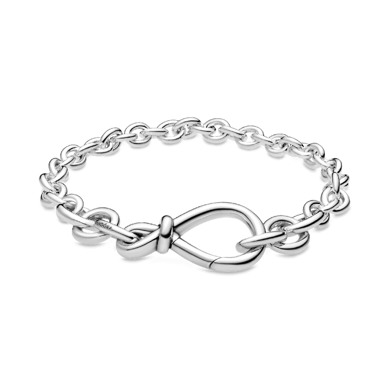 CHUNKY INFINITY KNOT CHAIN BRACELET