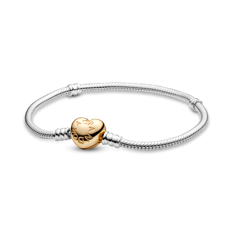 MOMENTS SIL BRACELET, PANDORA SHINE HEART