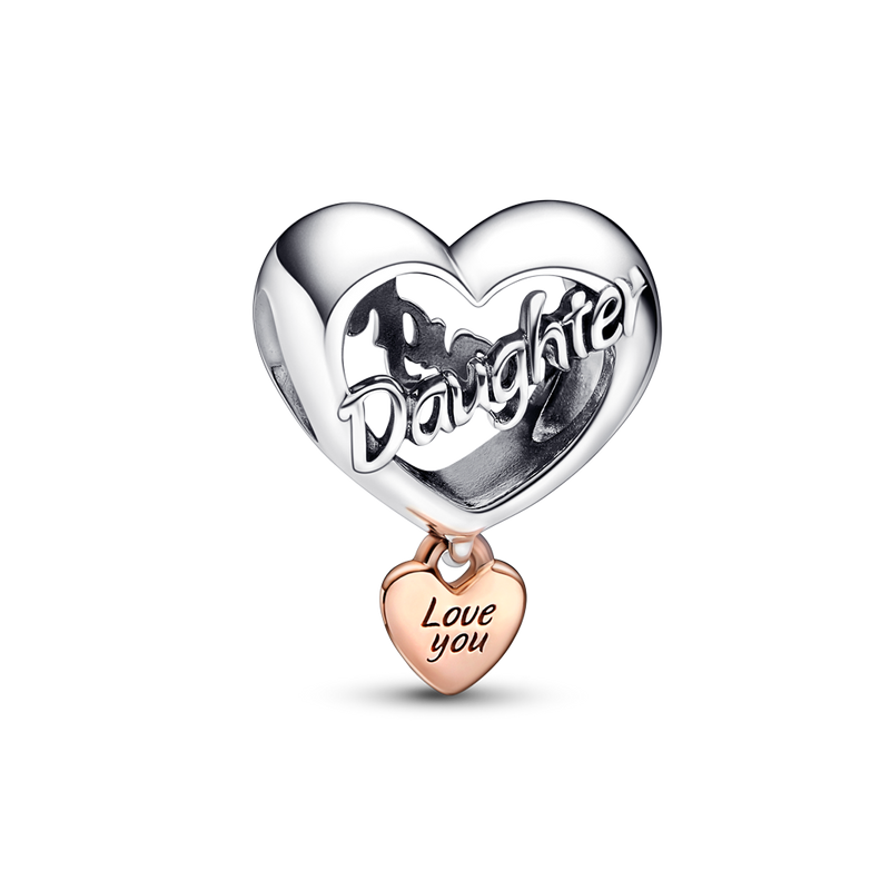 LOVE YOU DAUGHTER HEART CHARM