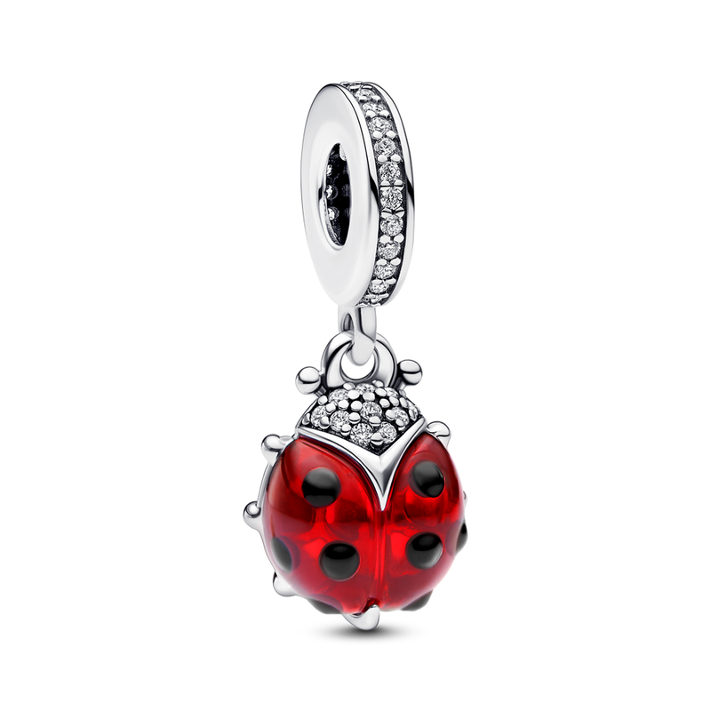 RED LADYBIRD DANGLE CHARM