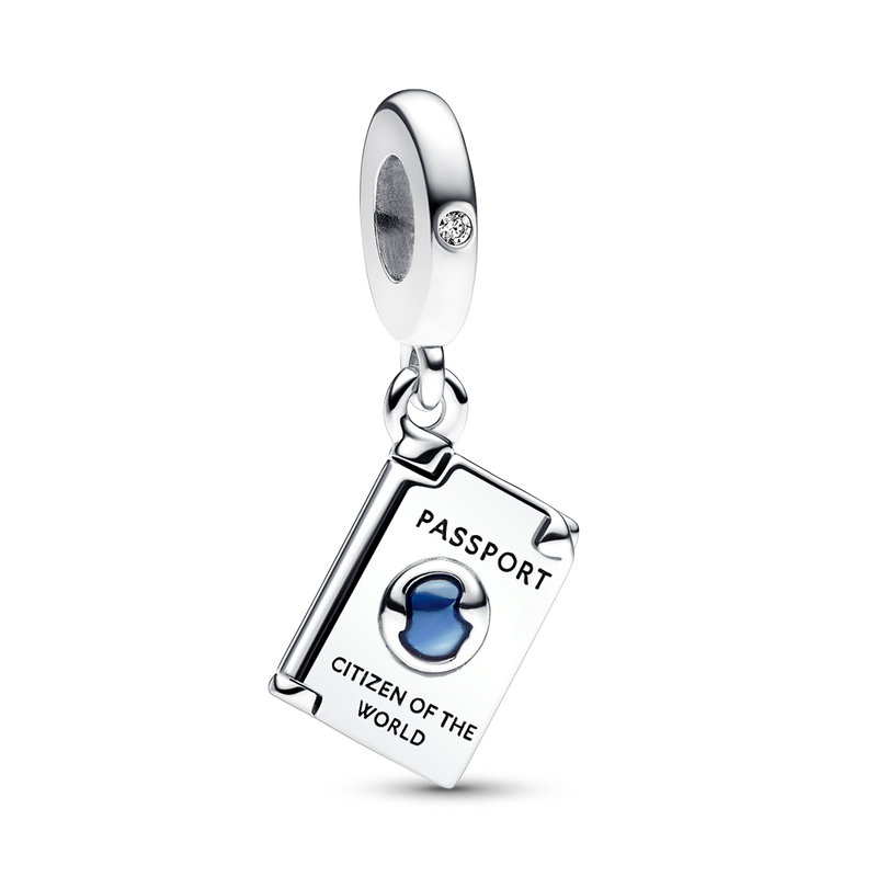 OPENABLE PASSPORT DANGLE CHARM