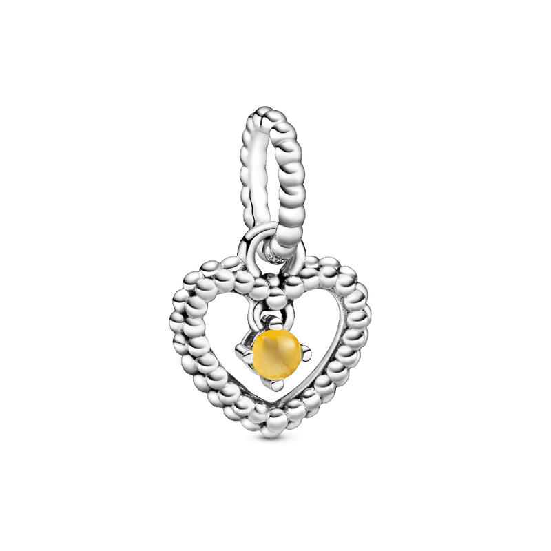 NOVEMBER BIRTHSTONE DANGLE CHARM