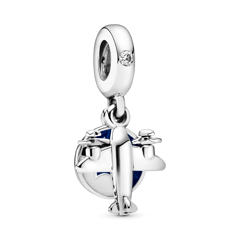 PROPELLER PLANE DANGLE CHARM