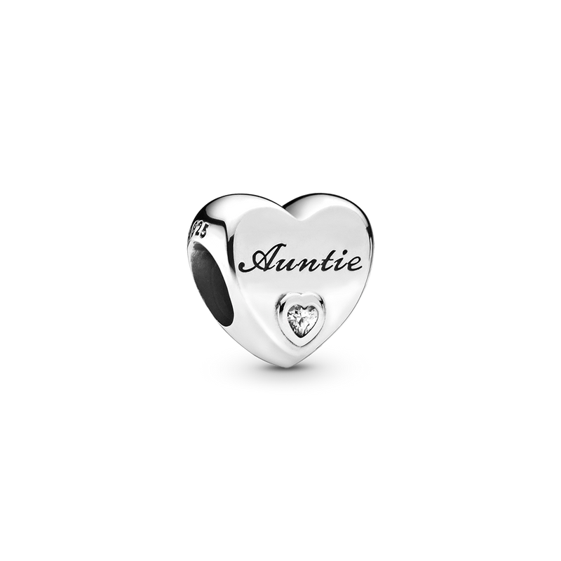 AUNTIE LOVE HEART CHARM