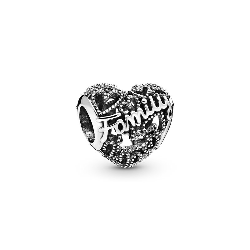 FAMILY HEART CHARM