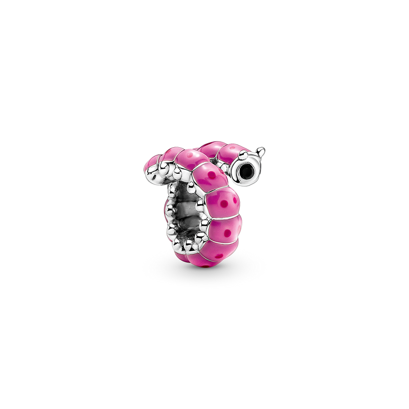 PINK CATERPLILLER CHARM