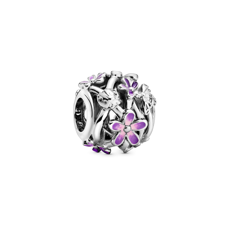 OPENWORK PURPLE DAISY CHARM
