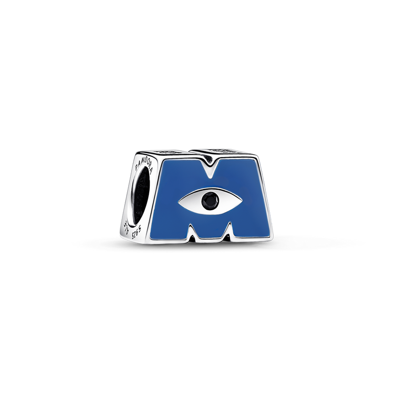 DISNEY PIXAR MONSTERS, INC. LOGO M CHARM