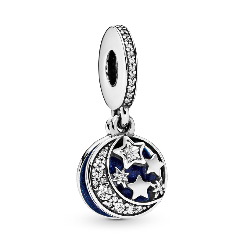 MOON & BLUE SKY DANGLE CHARM