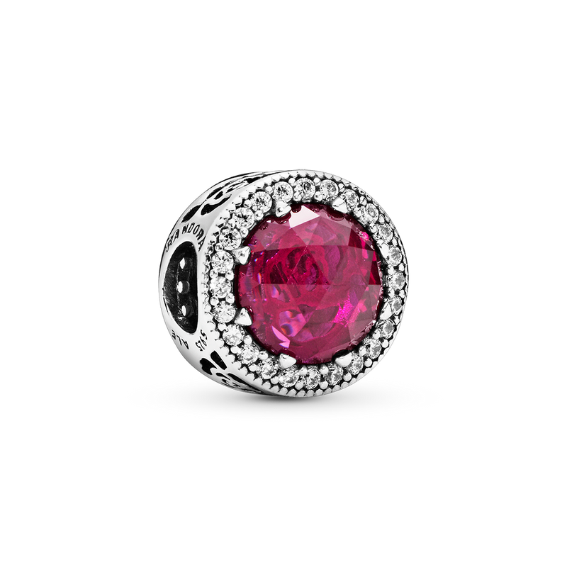 DISNEY, BELLE'S BEAUTY AND THE BEAST PINK ROSE CHARM