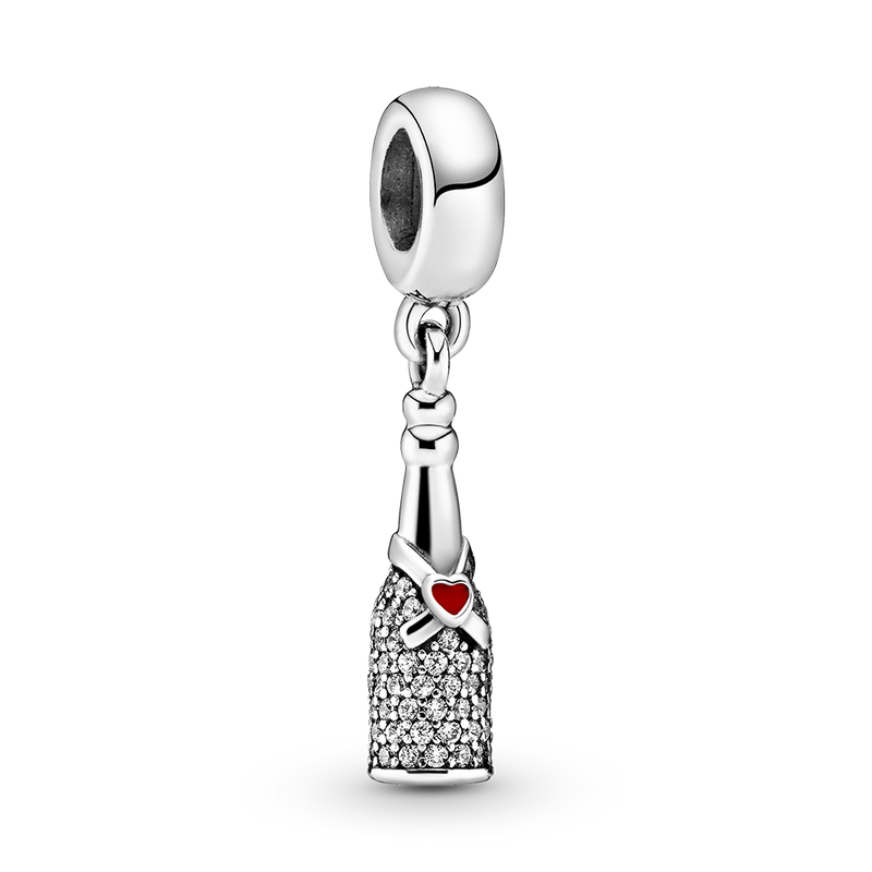 SPARKLING WINE BOTTLE DANGLE CHARM