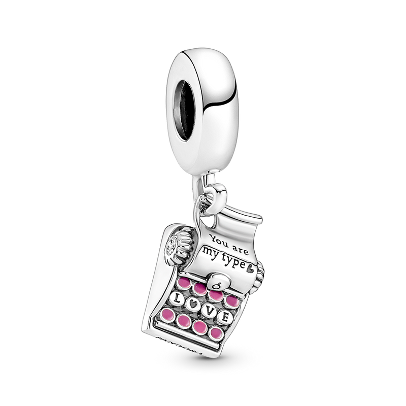 TYPEWRITER DANGLE CHARM