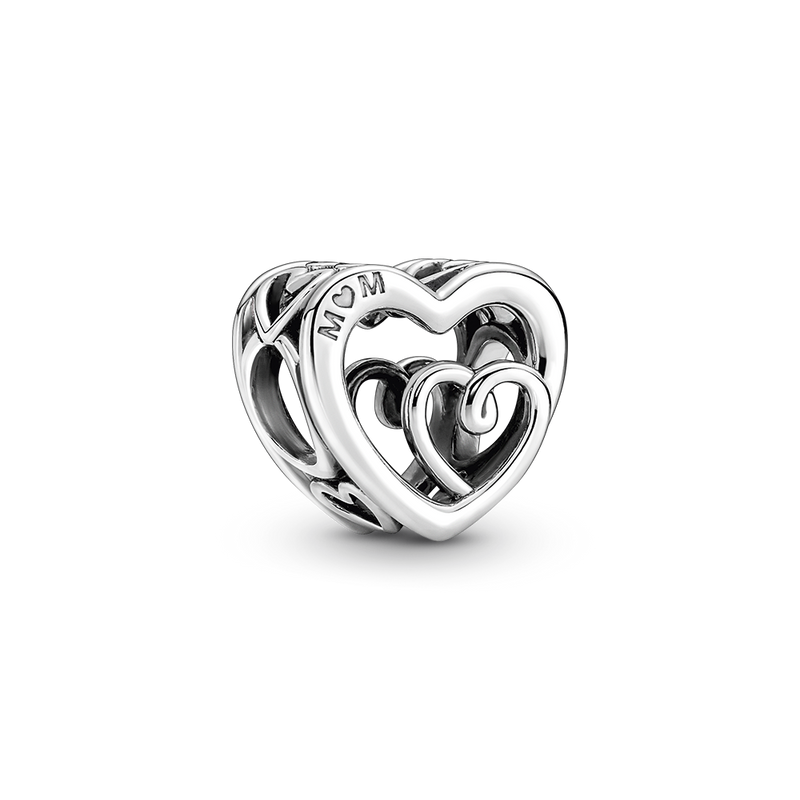 ENTWINED INFINITE HEARTS CHARM