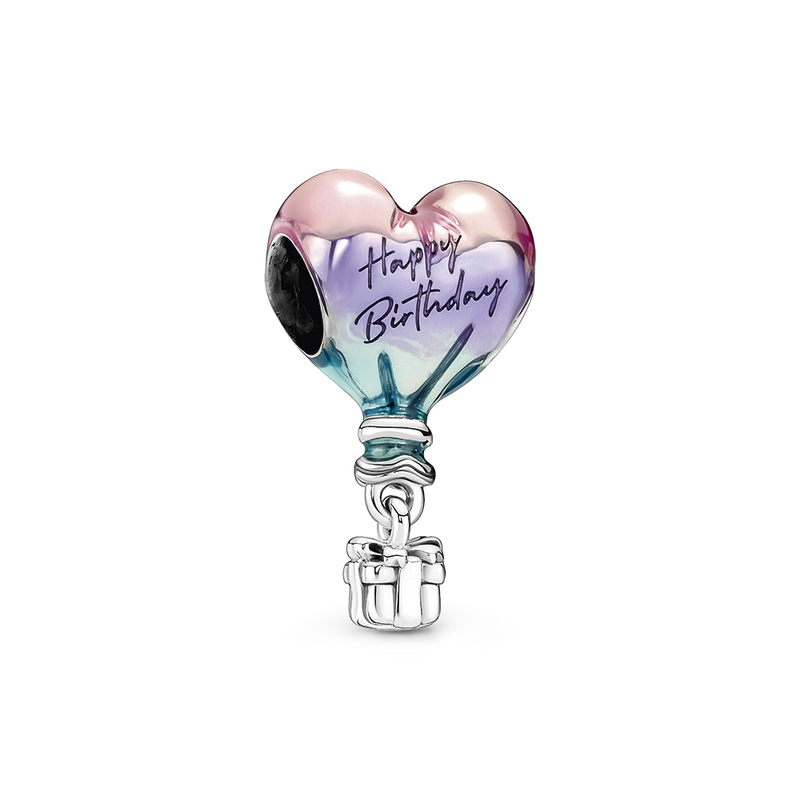 HAPPY BIRTHDAY HOT AIR BALLOON CHARM