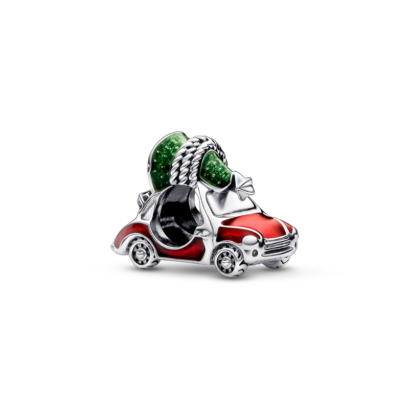 FESTIVE CAR & CHRISTMAS TREE CHARM