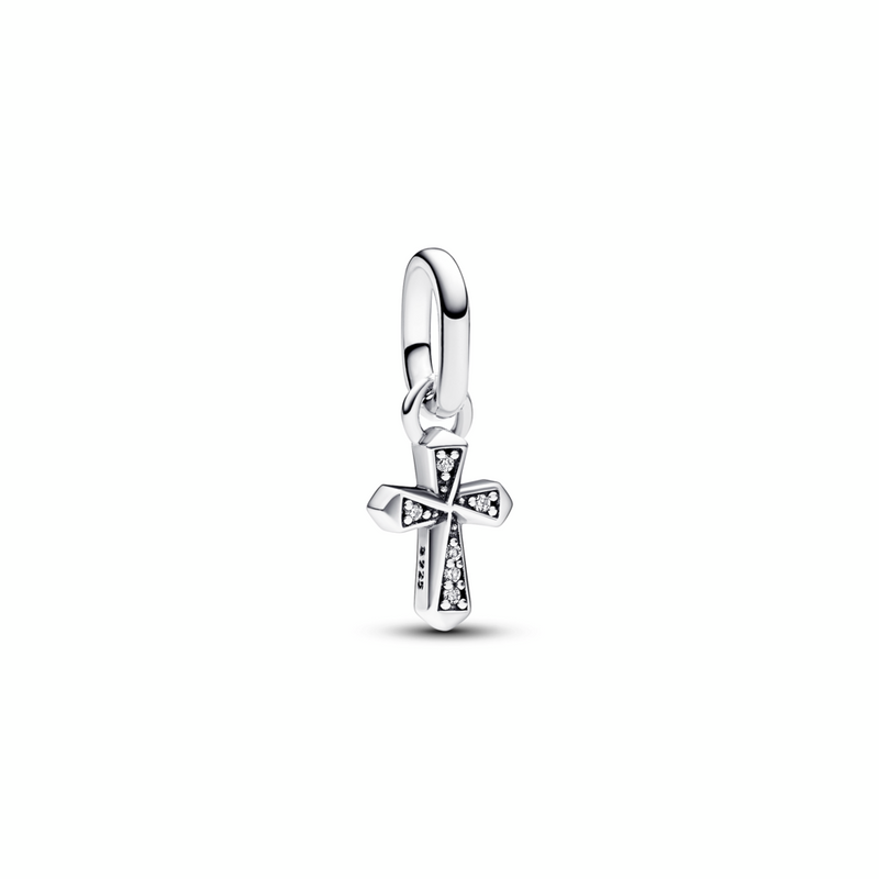 PANDORA ME SPARKLING CROSS MINI DANGLE CHARM
